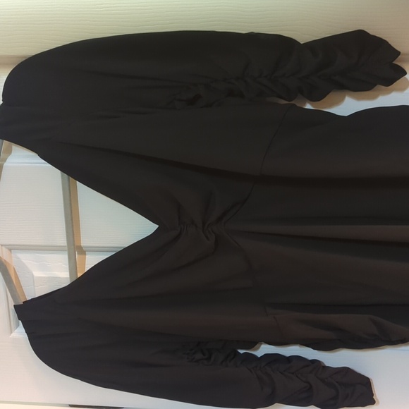 Torrid Black Ruched Dress - Picture 3 of 5